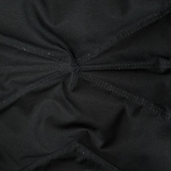 The North Face Vest Womens Small Black 600 Down Hooded Faux Fur Puffer Quilted - Picture 11 of 16